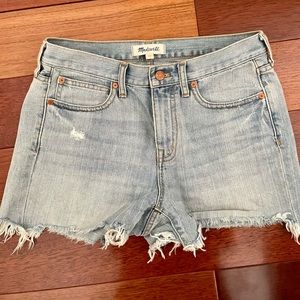 Madewell Jean Denim Cutoff Shorts